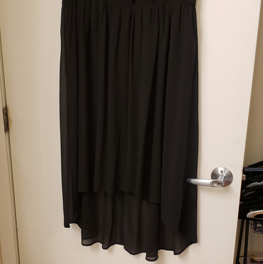 Torrid high low sleeves tank skater dress. - Picture 3 of 11